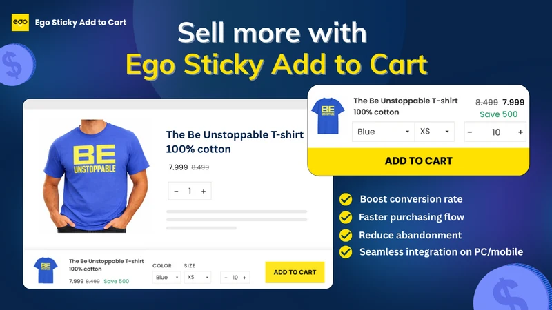 Ego Sticky Add to Cart Bar