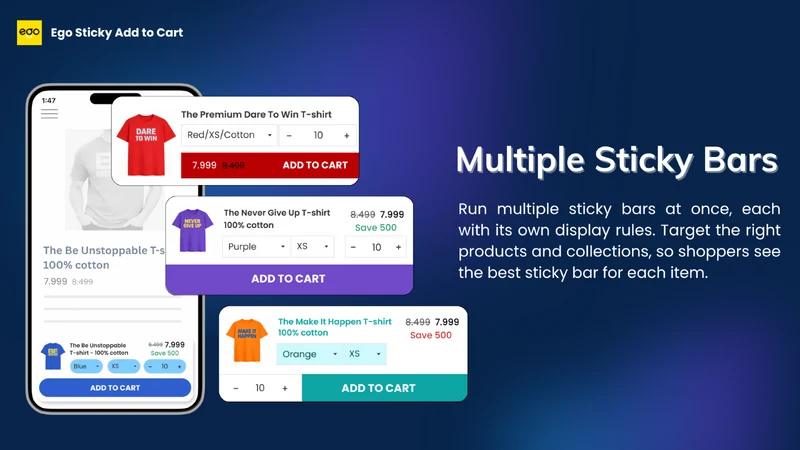 Ego Sticky Add to Cart Bar
