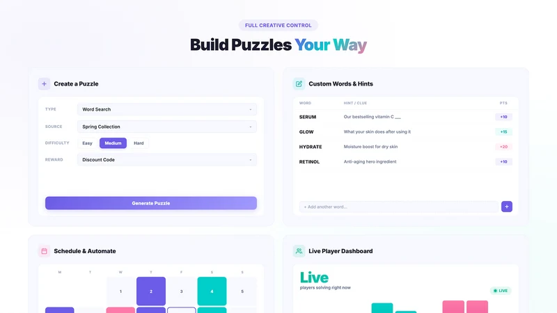 PuzzlePower ‑ AI Puzzle Maker