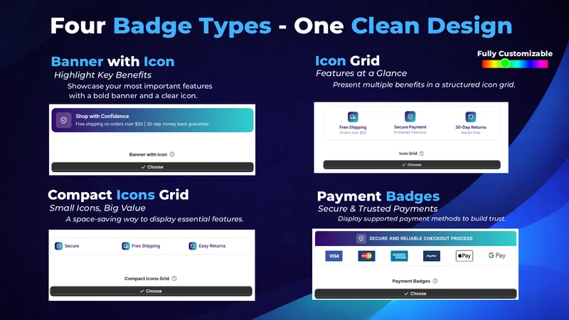 GS Trust Badges & Icons