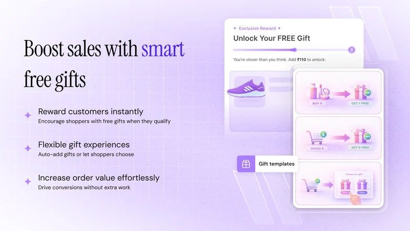HUE Free Gifts Upsell