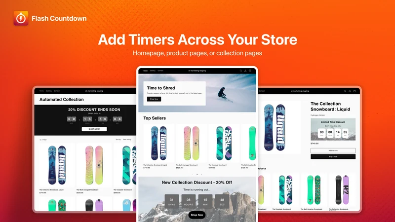 Flash Countdown Timer