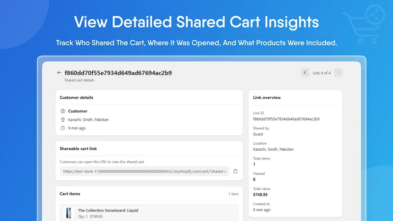 BuddyCart ‑ Shareable Carts