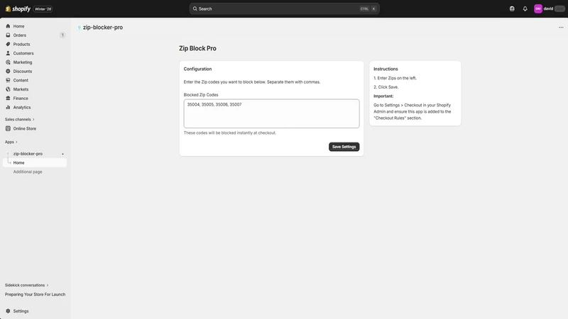 Zip Blocker PRO