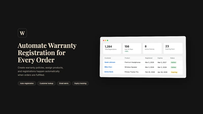Warranty Pilot