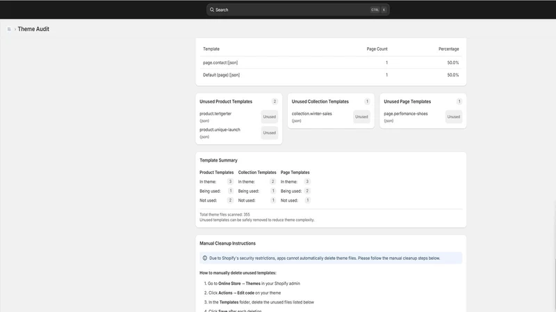 Moptix Theme Audit