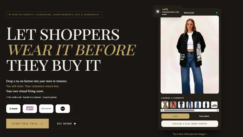 MirrorLook AI Virtual Try‑On