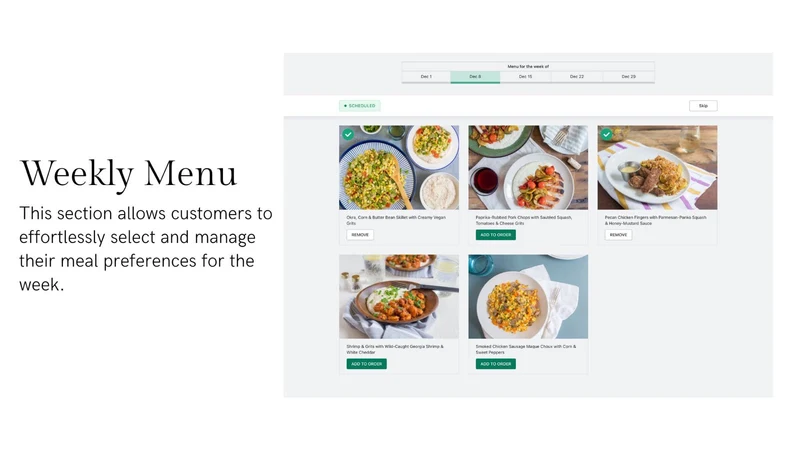 Servd – Meal Subscriptions