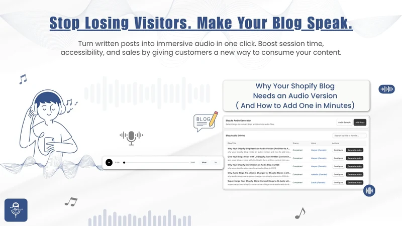 LM Blogify | Blog to Audio