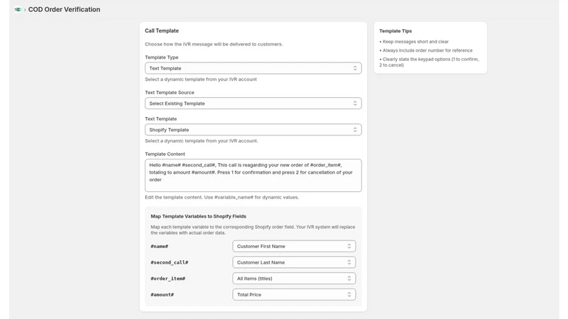 IVRSolutions‑Verify COD Orders