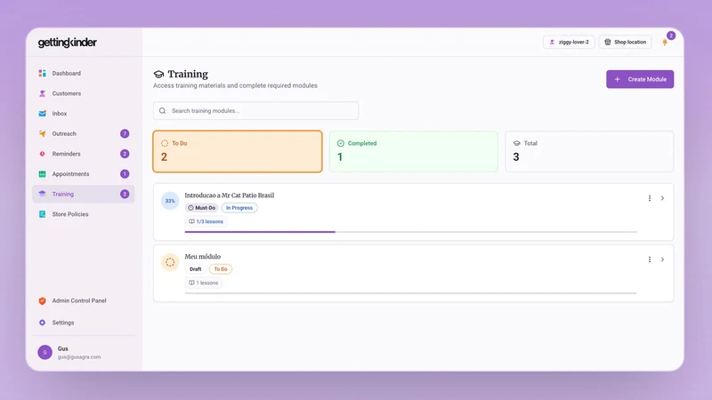 GettingKinder: Clienteling CRM