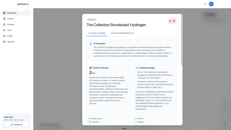 geOracle: SEO for AI Search