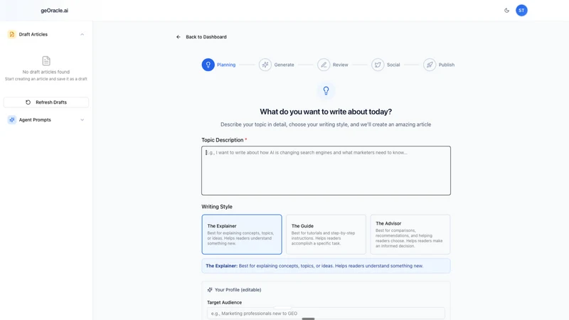 geOracle: SEO for AI Search