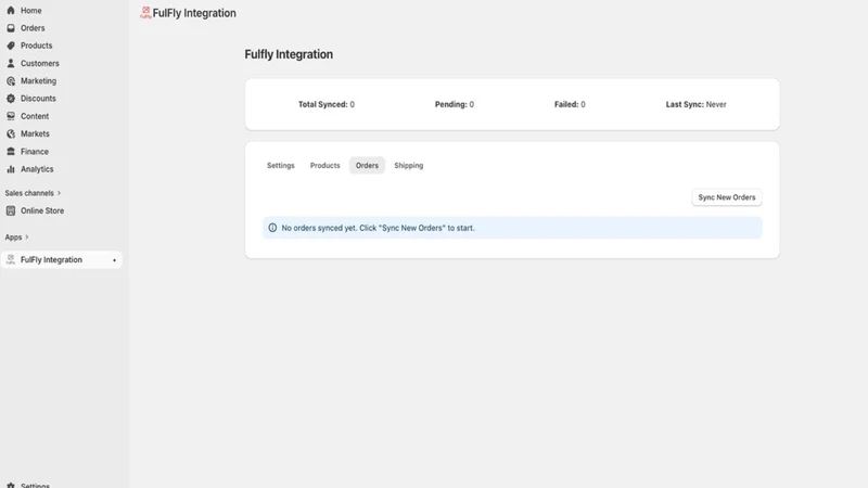 FulFly Integration