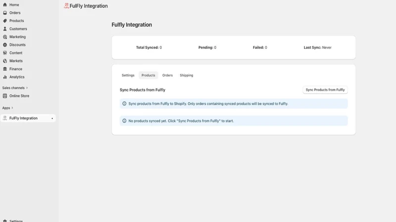 FulFly Integration