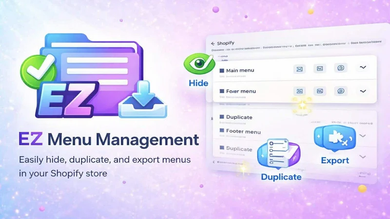 EZ Menu Management