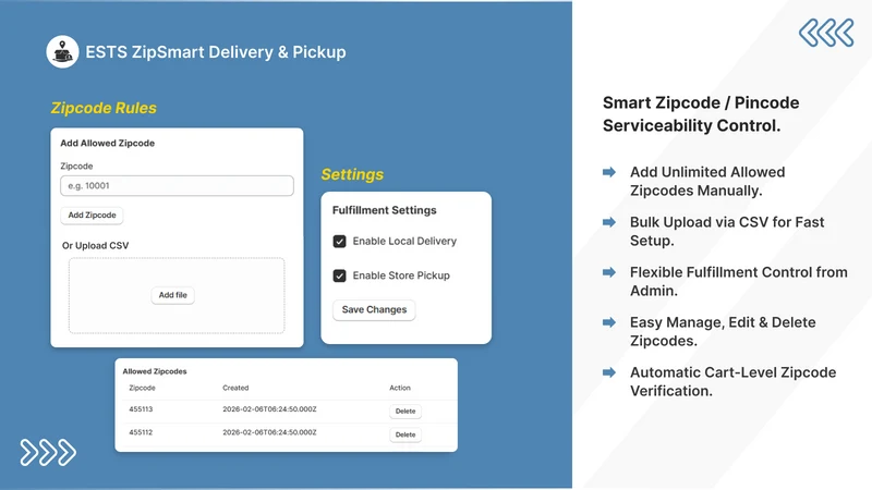 ESTS ZipSmart Delivery&Pickup