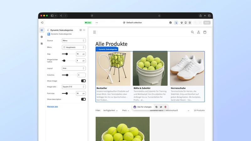 Dynamic Subcategories