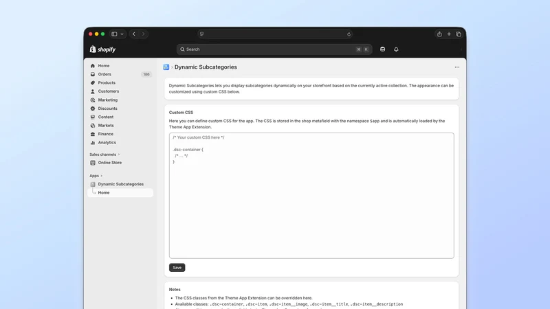 Dynamic Subcategories
