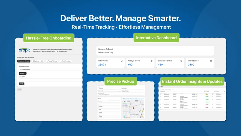 Dropit ‑ Deliver with Ease