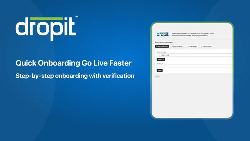 Dropit ‑ Deliver with Ease