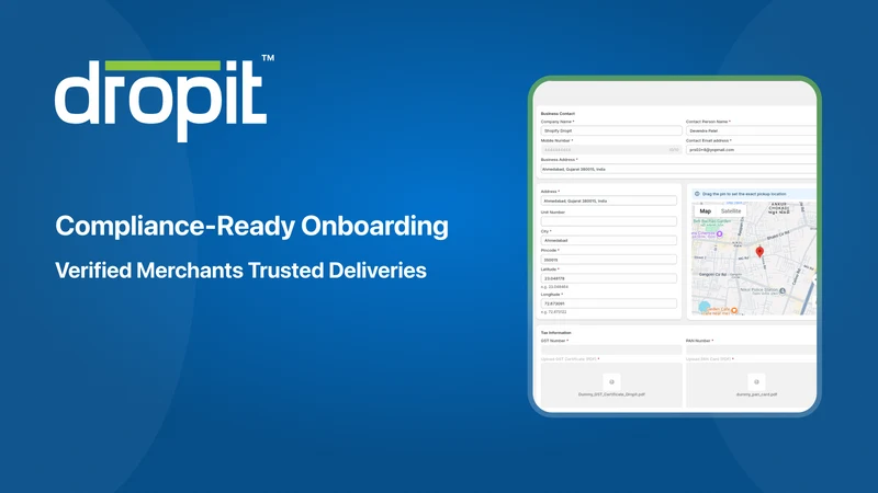 Dropit ‑ Deliver with Ease