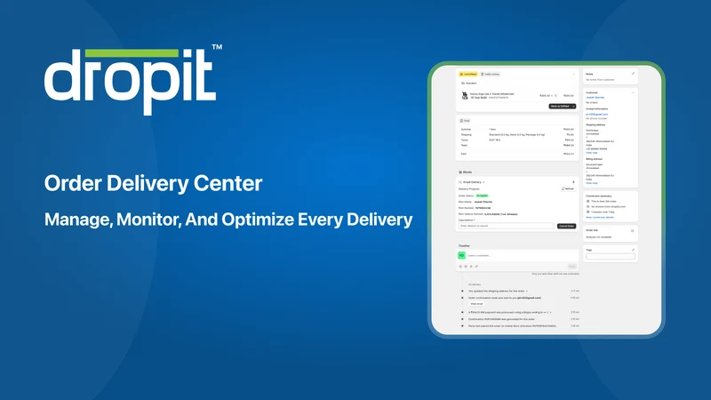 Dropit ‑ Deliver with Ease