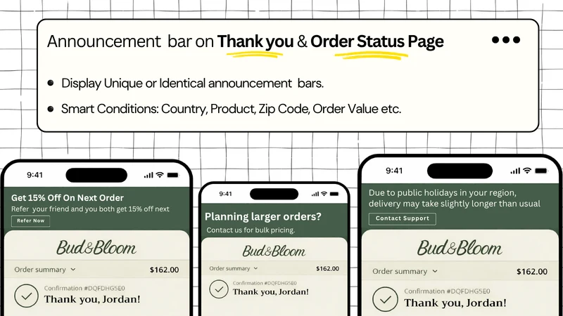 DMJ ‑ Announcement Bar