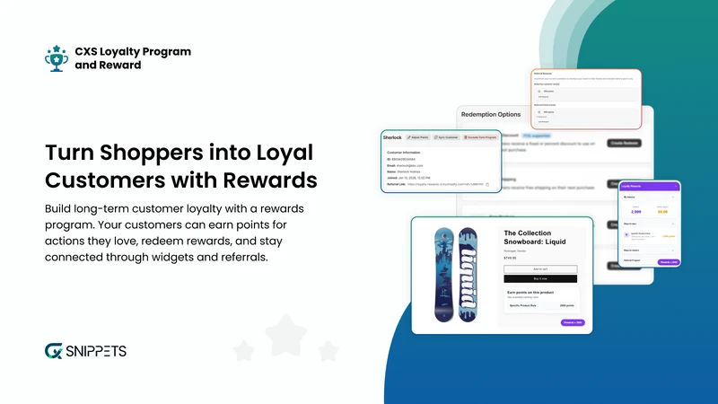 CXS Loyalty Program and Reward