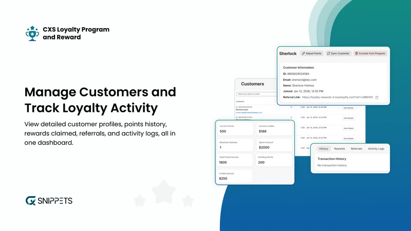 CXS Loyalty Program and Reward