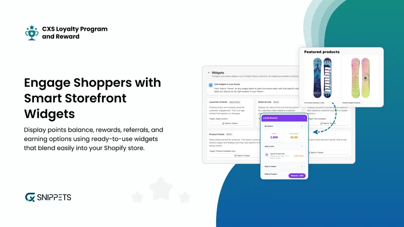 CXS Loyalty Program and Reward