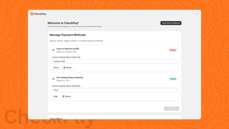 CheckPay: Payment Control