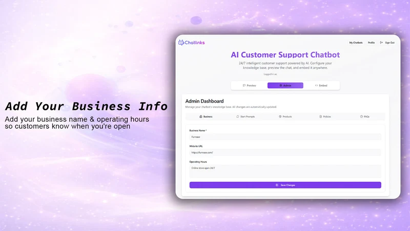 Chatlinks AI Chatbot Builder