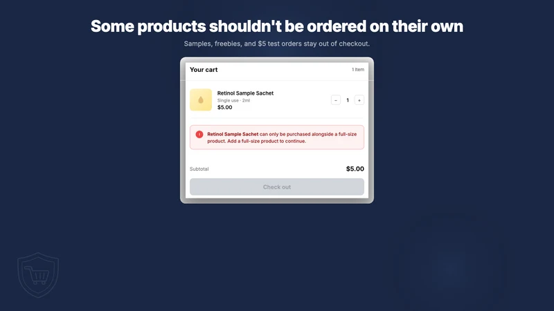 CartGate: Checkout Rules