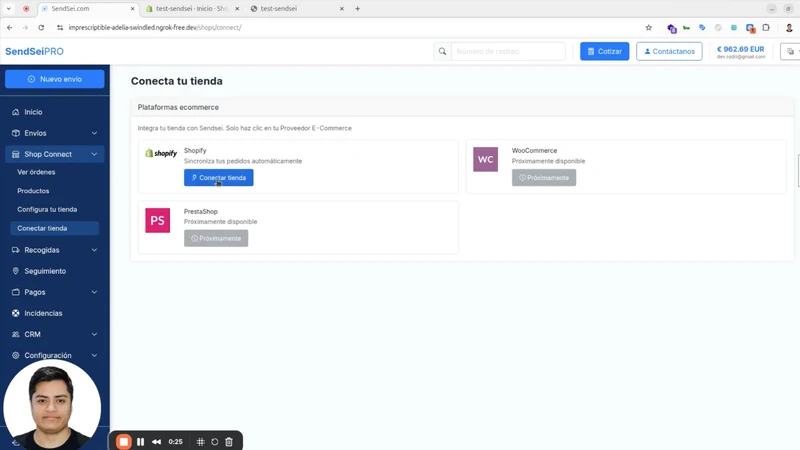 Sendsei Shop Connect