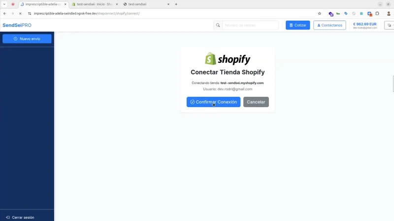 Sendsei Shop Connect
