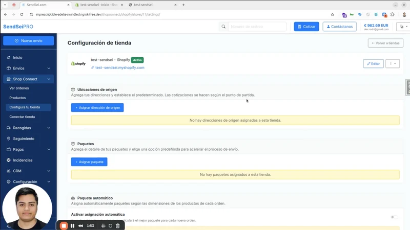 Sendsei Shop Connect