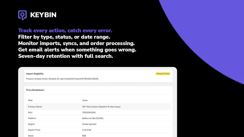 Keybin Digital Codes Sync