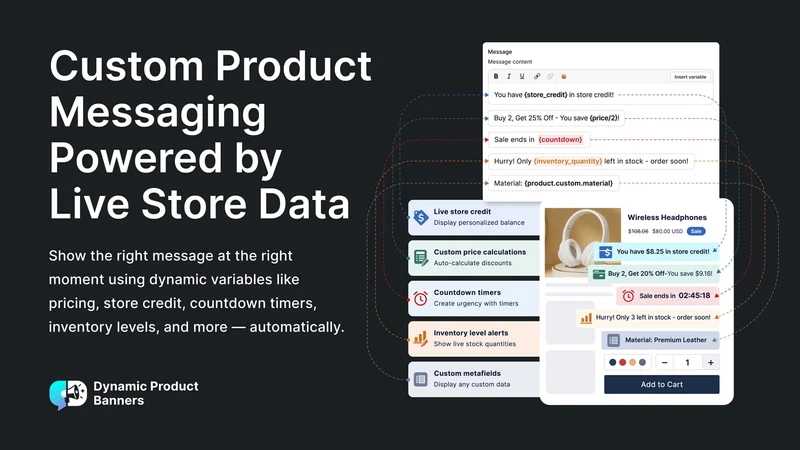 Dynamic Product Banners