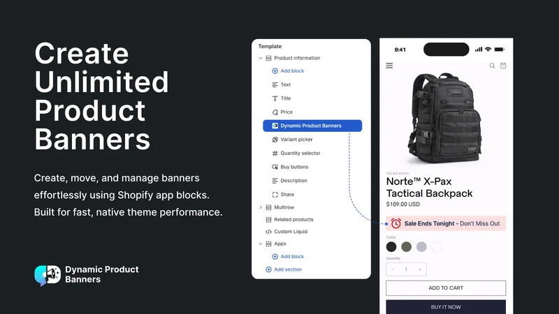 Dynamic Product Banners