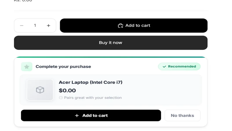 BundleFlow Bundles Cart Upsell