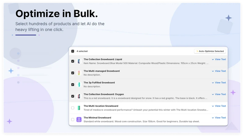 Brand Echo: Bulk Editor