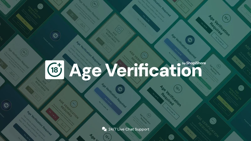 Easy Age Verification ‑ Popup