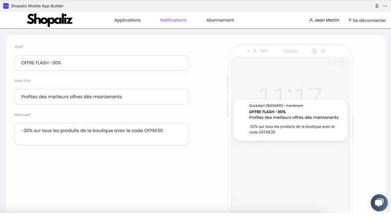 Shopaliz Mobile App Builder