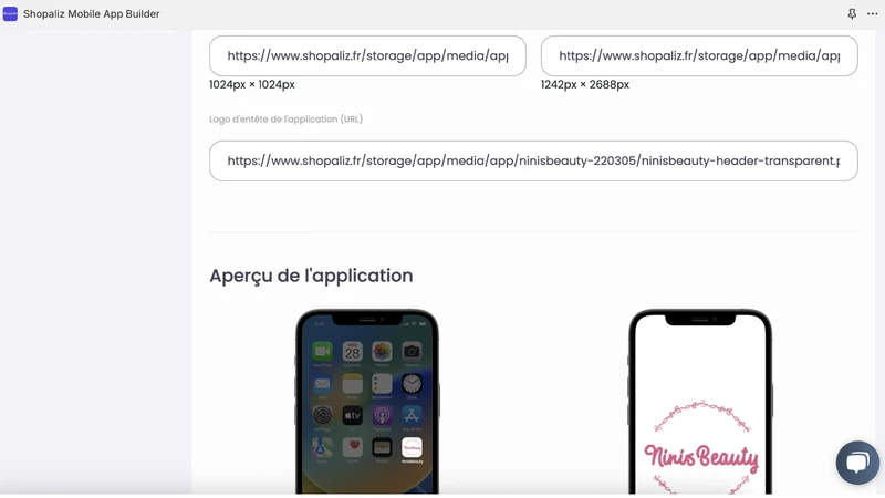 Shopaliz Mobile App Builder