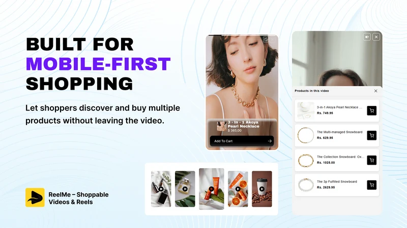 ReelMe: Shoppable Video Reels