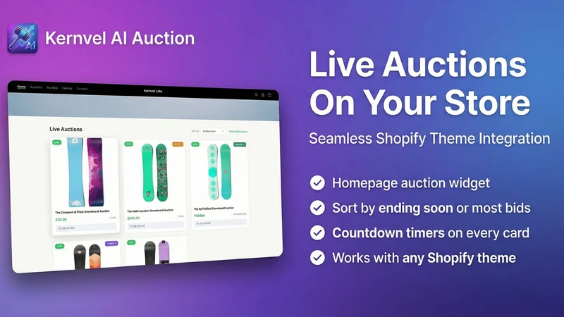 Kernvel AI Auctions