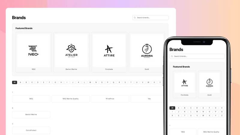 Easy Brand Page