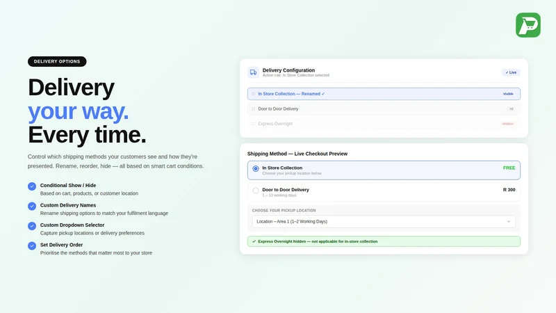 Pure Checkout Extensibility