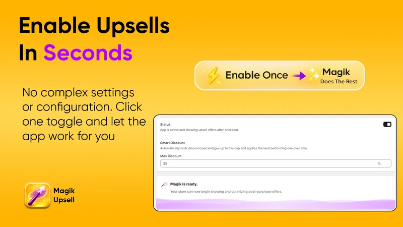 Magik Post Purchase Upsell